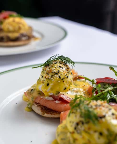 Smoked Salmon Cream Cheese Benedict