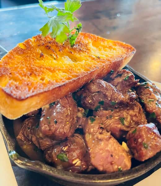 Whiskey Steak Bites