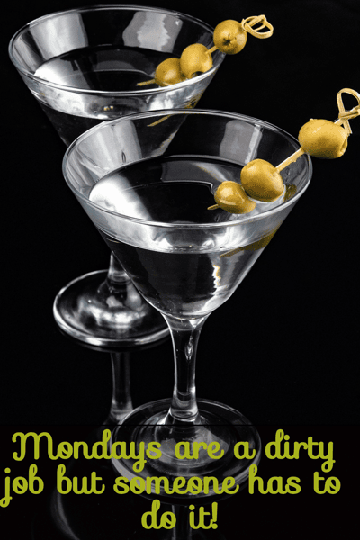 Two Martini Glasses
