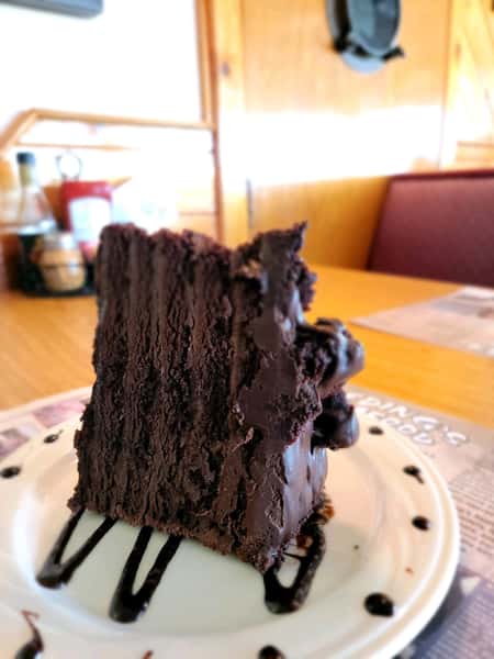 Tall Chocolate Lighthouse Cake