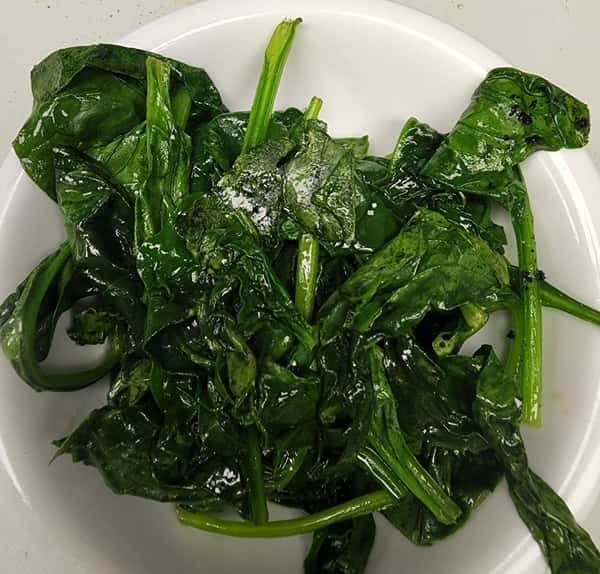 Sauteed Spinach & Garlic