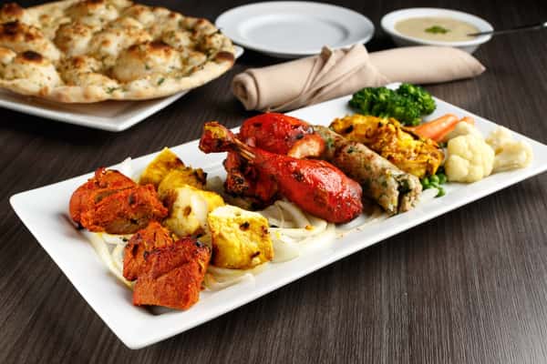 Mixed Grill (naan, salad)