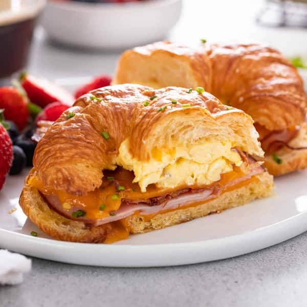 Breakfast Croissant Sandwich
