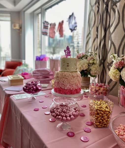 pink cake