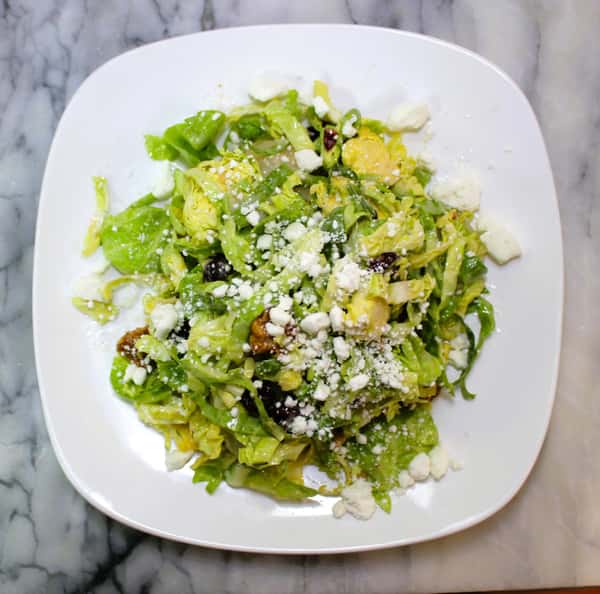 Shaved Brussels Sprouts Salad