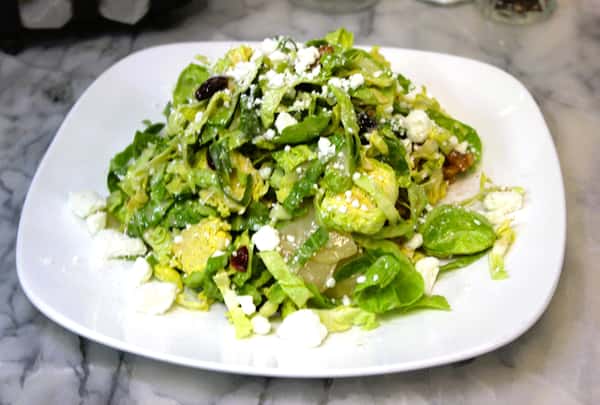 Shaved Brussels Sprout Salad
