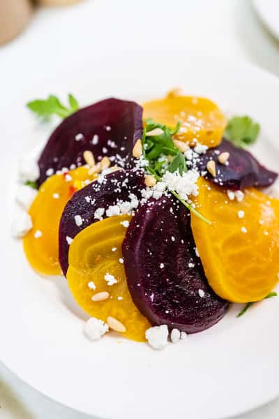 Roasted Beets with Goat Cheese