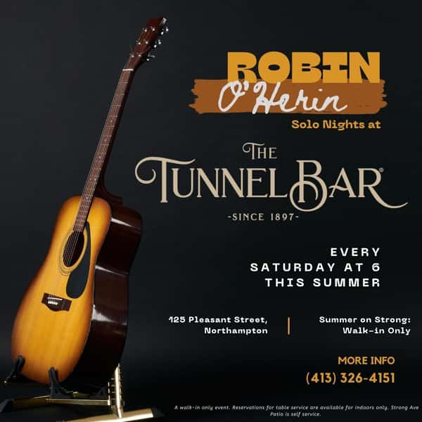 Robin O'Herin at the tunnel bar