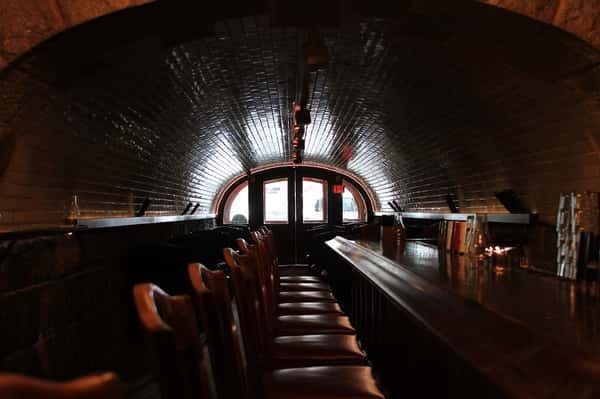 bar in dark