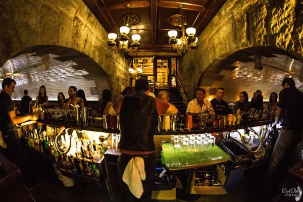 back of bar