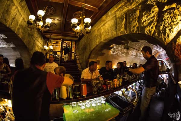 back of bar