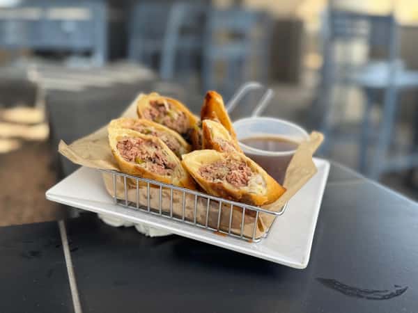 Cheesesteak Egg Rolls