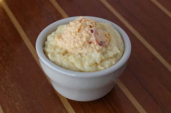Small cup of mashed potatoes