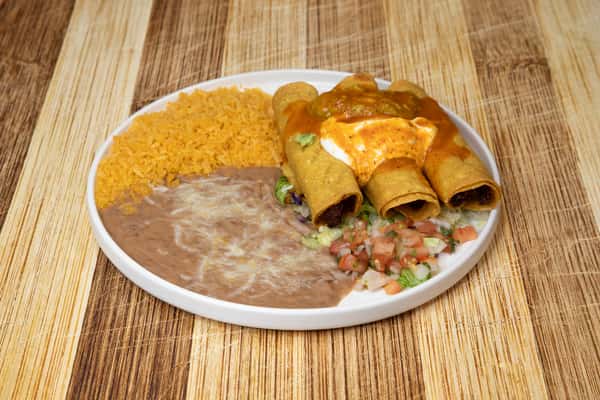 Crispy Chicken Taquitos