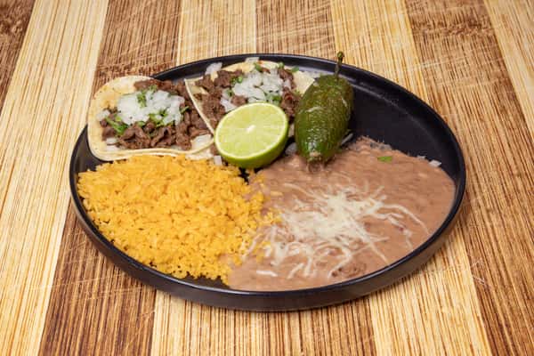 2 Taco Plate