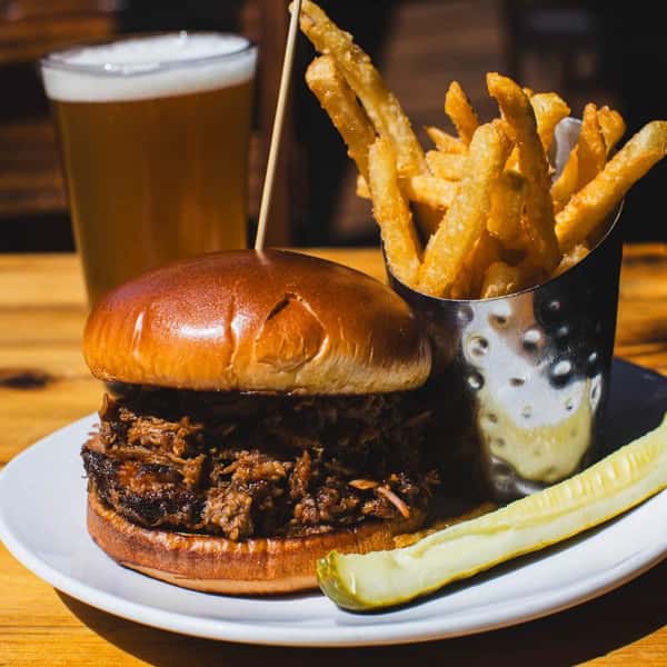 Smoked Pulled Pork Sandwich