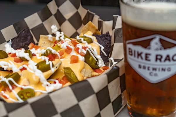 food and beer bike rack