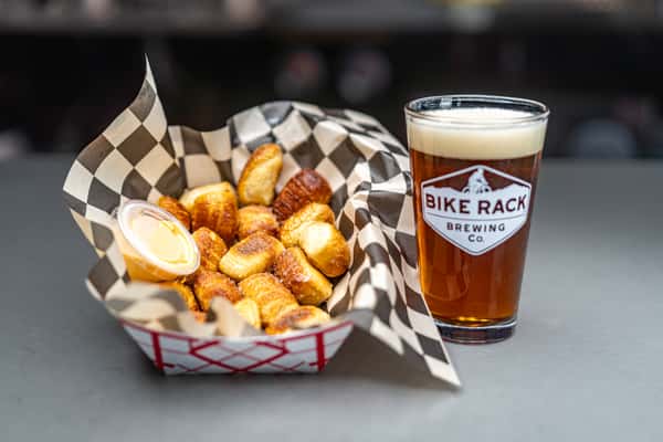 food and beer bike rack