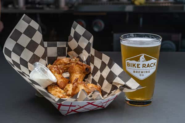 food and beer bike rack