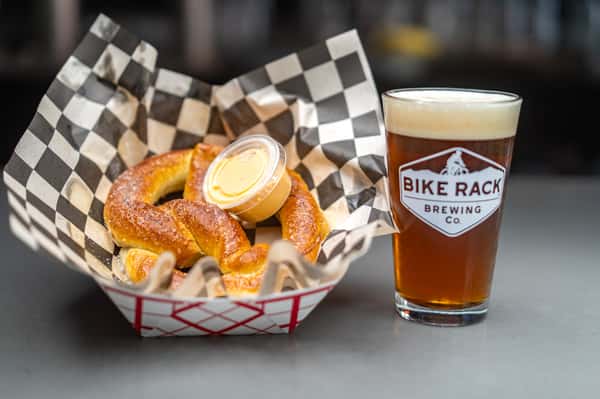food and beer bike rack