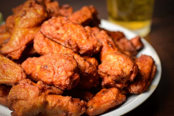 Crispy and freshly made wings