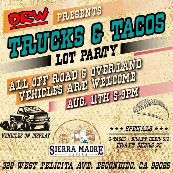 Trucks and Tacos Lot Party