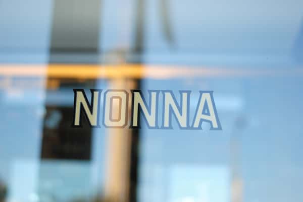 Nonna window decal