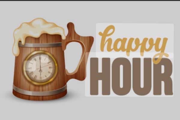 Happy Hour Every Monday 