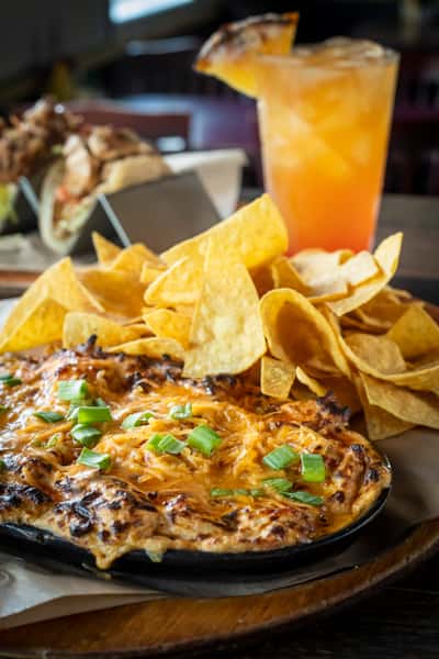 Oven Baked Buffalo Chicken Dip