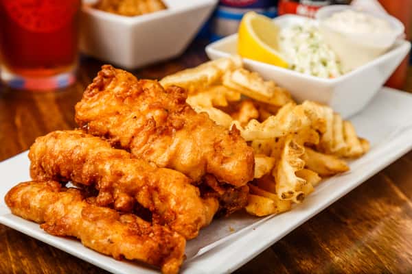 Beer-Battered Fish & Chips