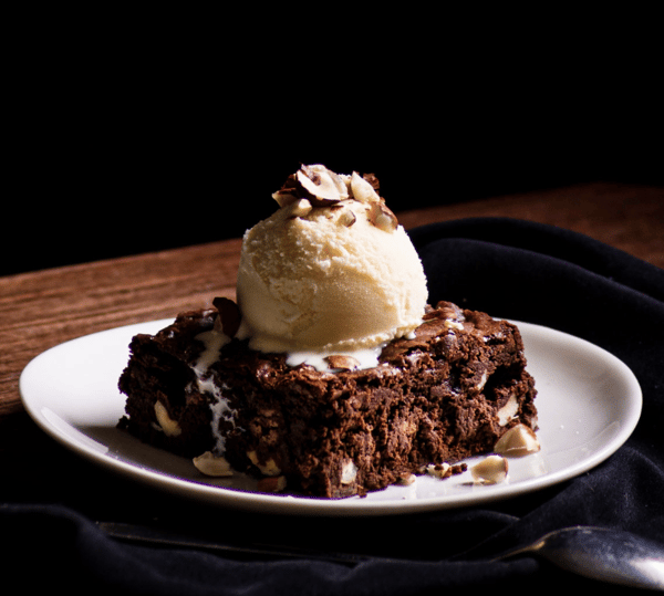 Brownie And Ice Cream