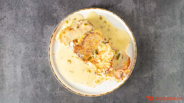 Lemon Pistachio Cream French Toast