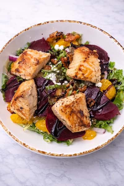 Roasted Beetroot and Goat Cheese Salad