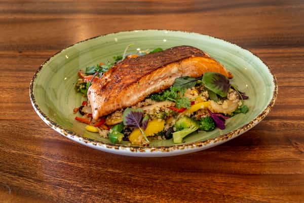 Quinoa Salmon Bowl