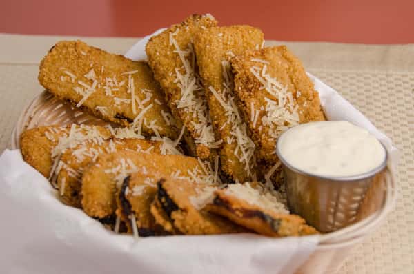 Hand-Battered Zucchini