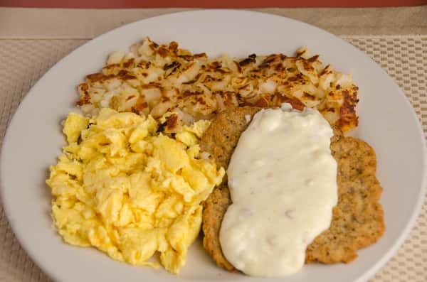 Country Fried Steak & Eggs