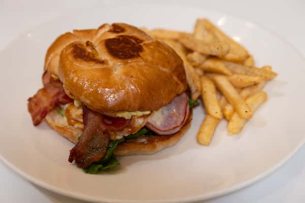 Eggs & Ham Croissant Sandwich