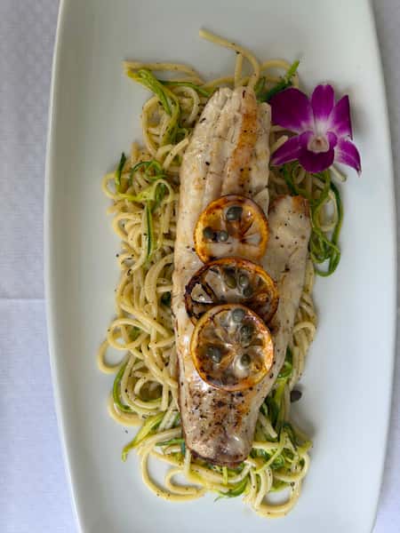 *Atlantic Striped Bass Piccata