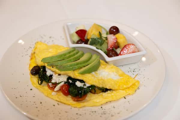 Avocado Greek Omlet