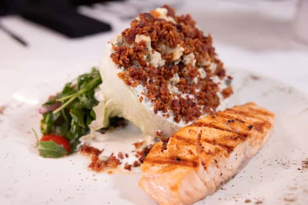 *B.L.T Wedge and Grilled Salmon Salad