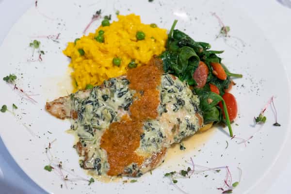Baked Chicken Florentine