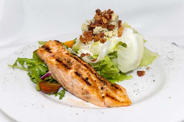 *B.L.T Wedge and Grilled Salmon Salad