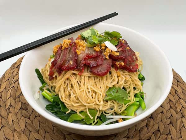 B.B.Q. PORK YELLOW NOODLES