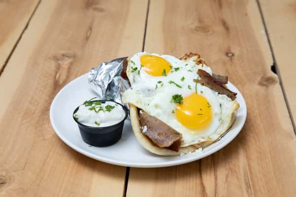 Gyro Breakfast Sandwich
