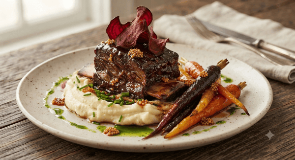 Braised short ribs