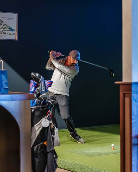 Golfing
