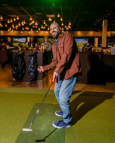 Golfing