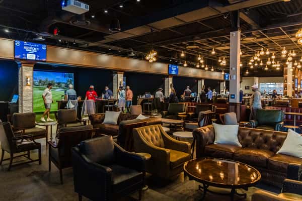 Hosel Rockets Golf and Whiskey Lounge Interior