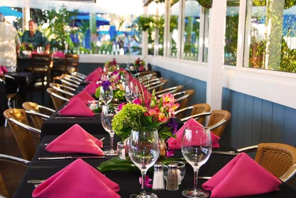 Decorated table for an event