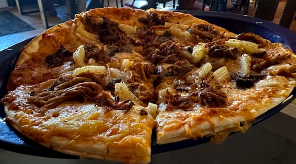 Sweet Pork and Pineapple Pizza